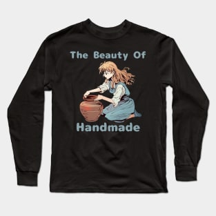 Handmade Pottery Lover Anime girl Long Sleeve T-Shirt
